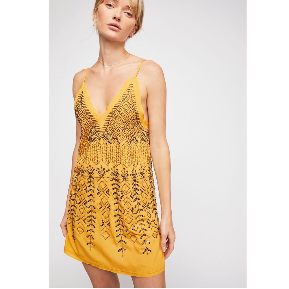 Free People Embellished Slip
